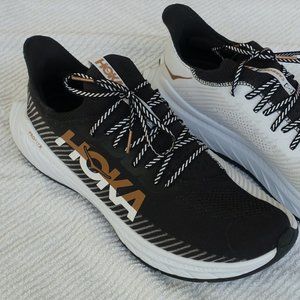 Hoka One One Carbon X 3 Black White Racing Running Shoes Sneakers Men's Size 13